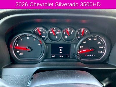 2026 Chevrolet Silverado 3500 HD Chassis Cab Work Truck
