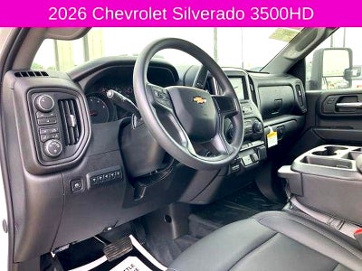 2026 Chevrolet Silverado 3500 HD Chassis Cab Work Truck