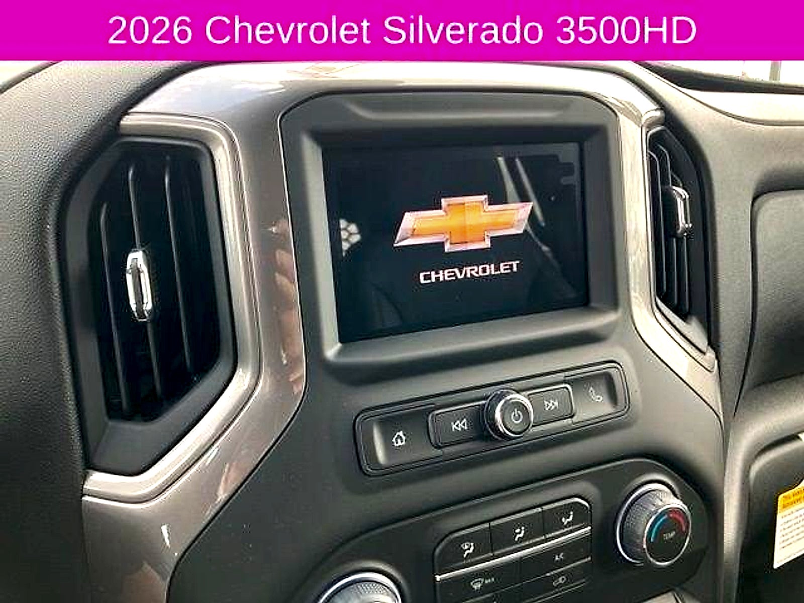 2026 Chevrolet Silverado 3500 HD Chassis Cab Work Truck