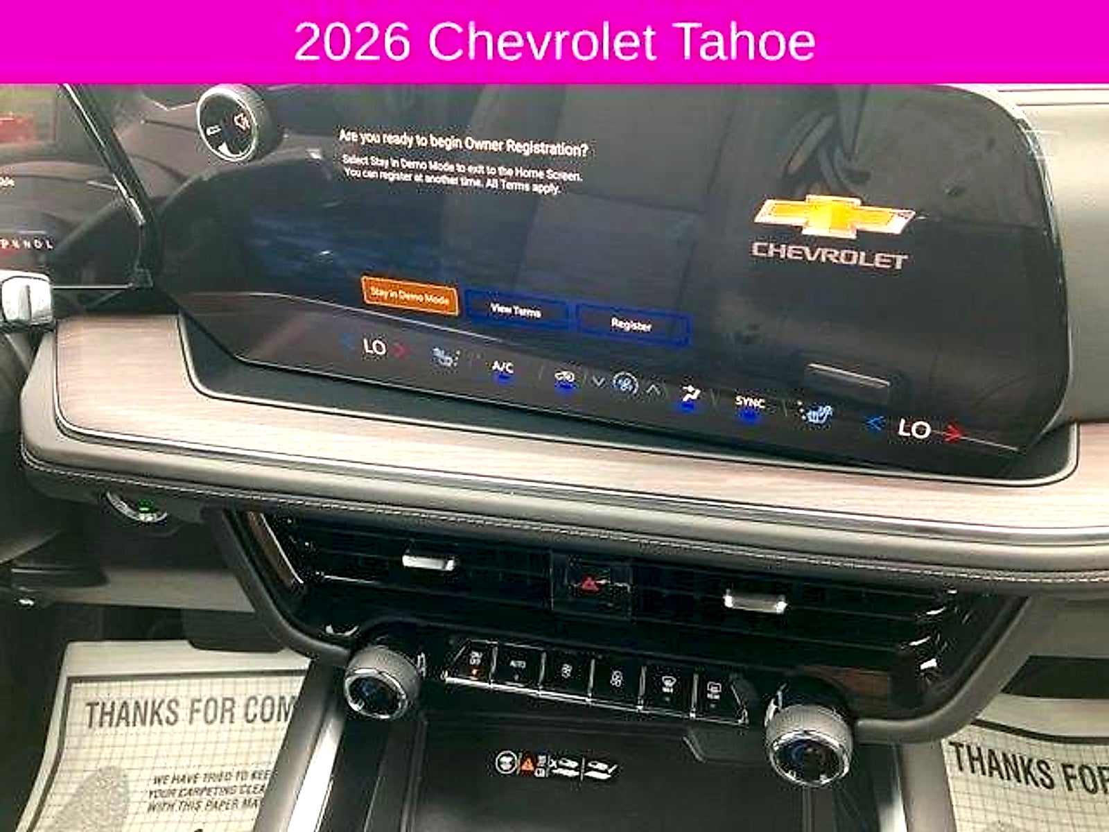 2026 Chevrolet Tahoe LT