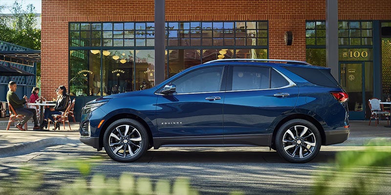 A 2022 Chevrolet Equinox parked.