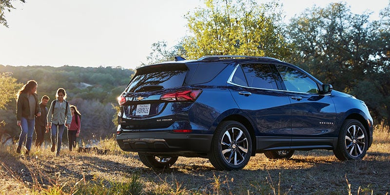 A 2022 Chevrolet Equinox parked.
