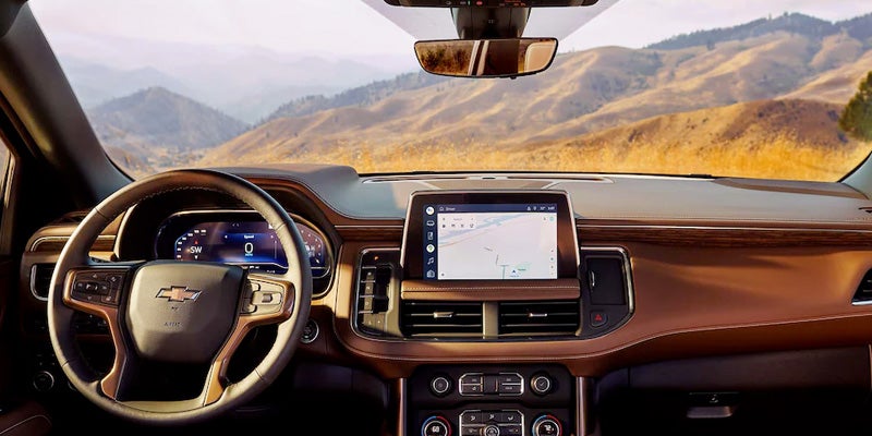 Interior View of A 2022 Chevrolet Suburban.