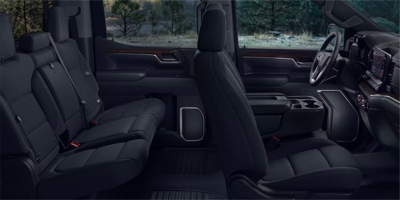 Interior view of a 2024 Chevrolet Silverado.