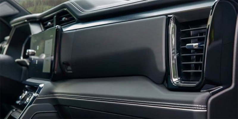 Interior view of a 2024 Chevrolet Silverado.